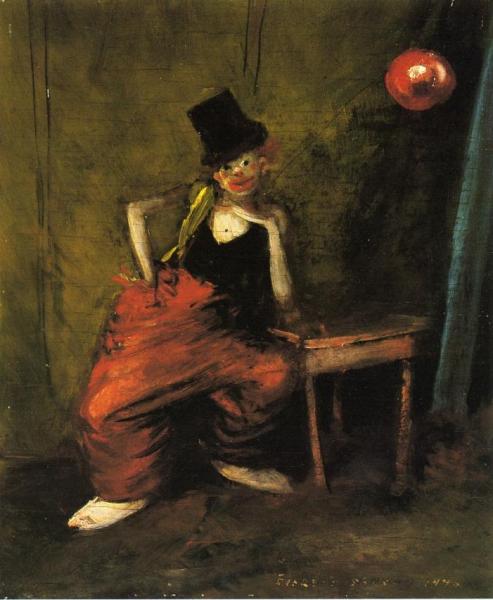Clown Antics by Everett Shinn