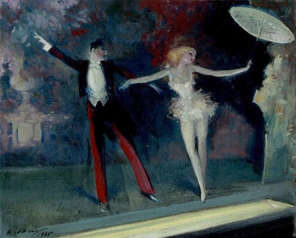 Curtain Call by Everett Shinn Oil Painting Reproductions