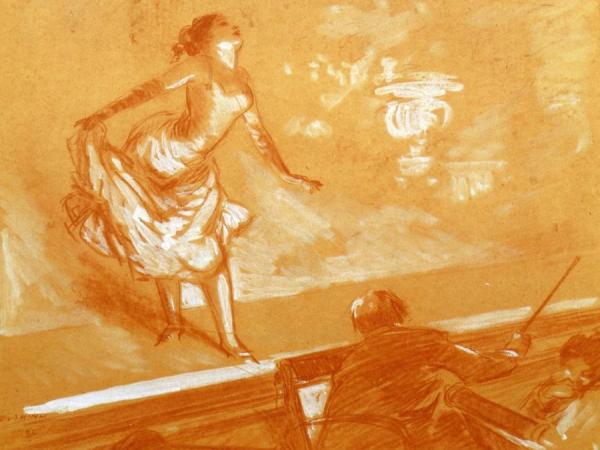 Girl On Stage by Everett Shinn