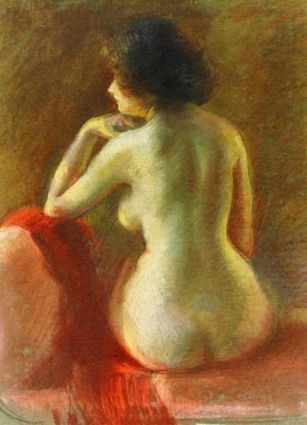 Nude by Everett Shinn