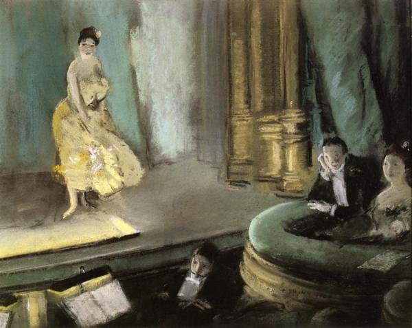 Paris Stage by Everett Shinn