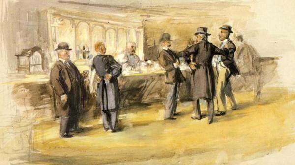 The Bar At Mcsorley's by Everett Shinn