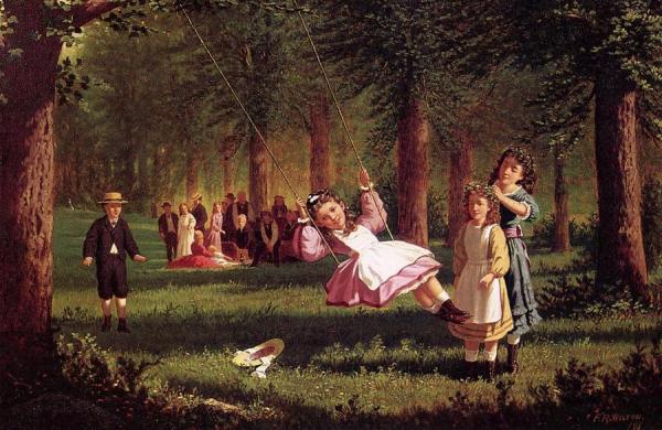 A Picnic In The Woods by F. R. Wilton