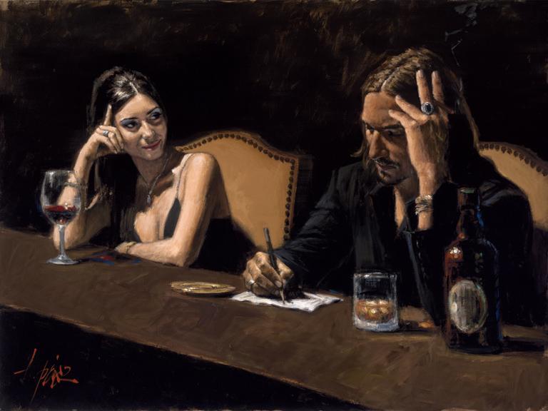 Fabian And Monica I by Fabian Perez