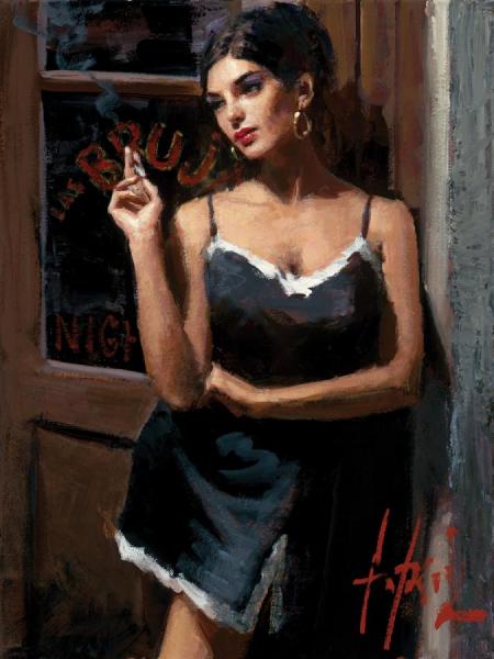 At The Door Vi by Fabian Perez
