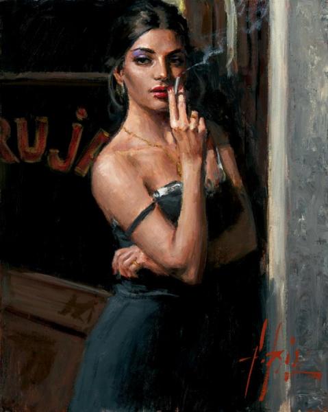 At The Door Vii by Fabian Perez