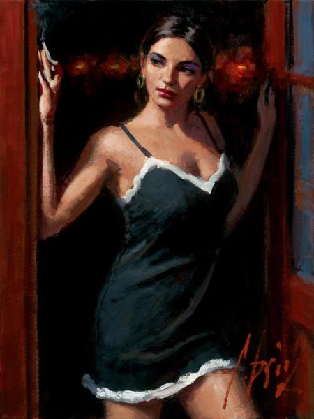 At The Door X by Fabian Perez