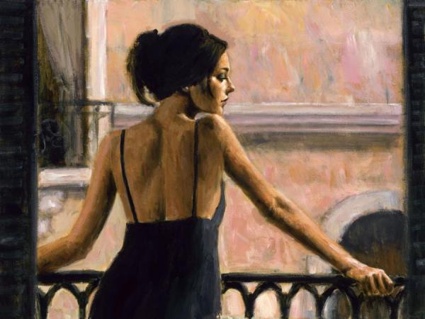 Fabian Perez Balcony At Buenos Aires Vi