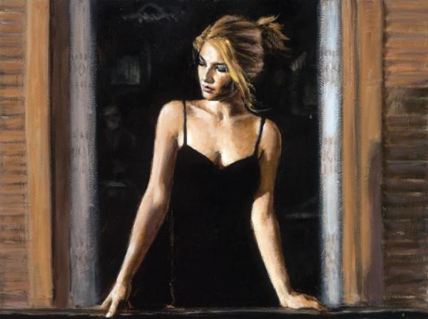 Balcony At Buenos Aires Vii by Fabian Perez