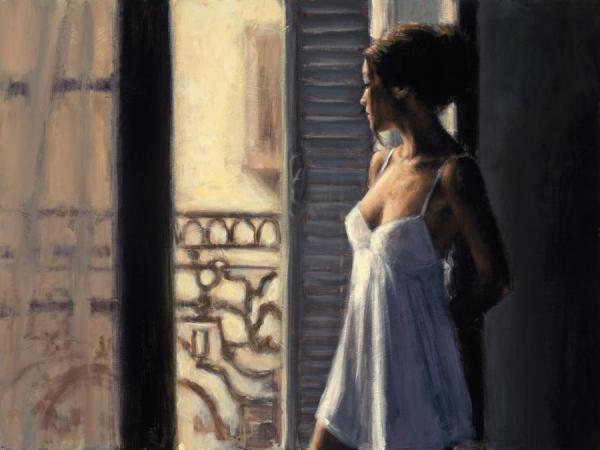 Balcony At Buenos Aires X by Fabian Perez