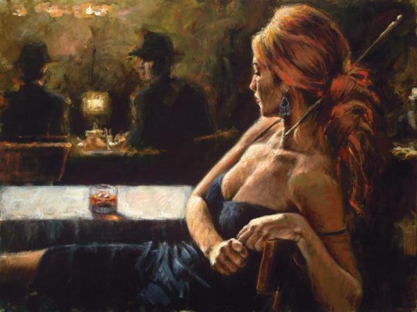 Cynzia At Las Brujas by Fabian Perez Oil Painting Reproductions