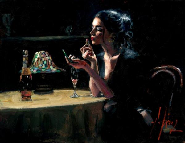 Eugenia Iii by Fabian Perez