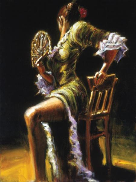Flamenco Dancer Ii by Fabian Perez