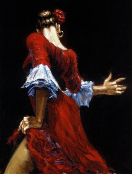 Flamenco Dancer Iii by Fabian Perez