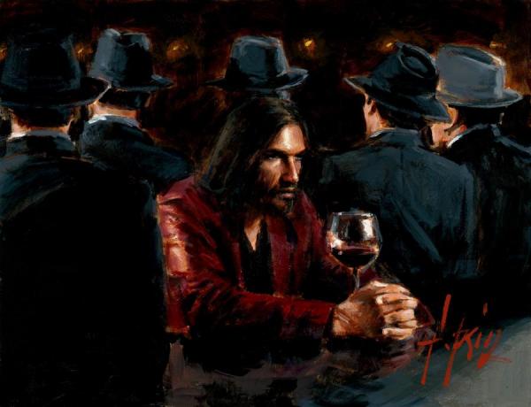 Man At The Bar Iii by Fabian Perez