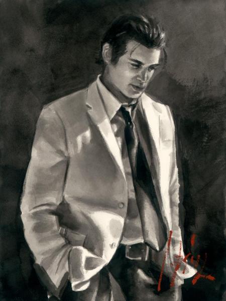 Marcus At Las Brujas by Fabian Perez Oil Painting Reproductions