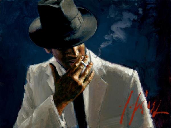 Marcus In White Ii by Fabian Perez