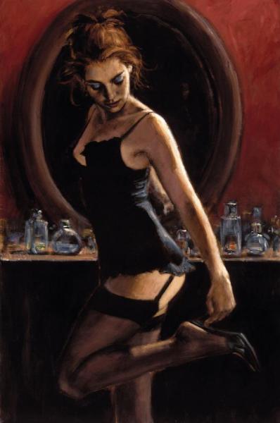 Medias Negras Iii by Fabian Perez