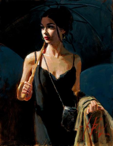 Night Walk Iv by Fabian Perez