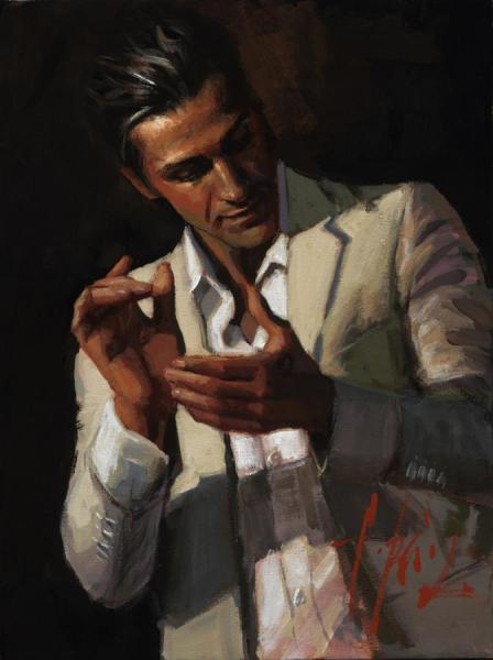 Palmas Flamencas Simone by Fabian Perez Oil Painting Reproductions