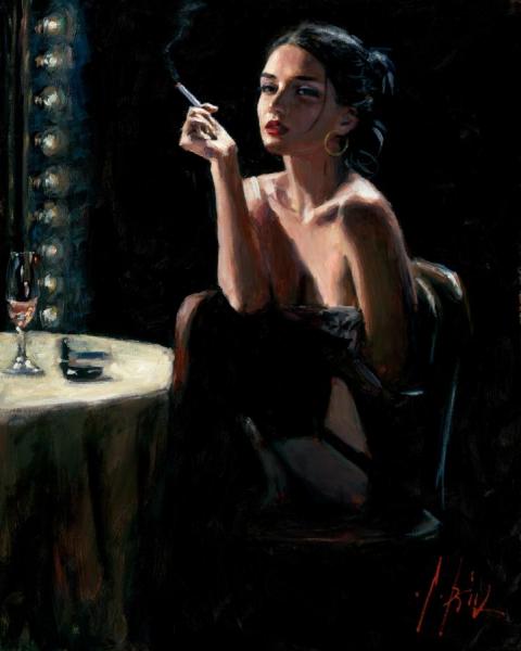 Performa's Break by Fabian Perez Oil Painting Reproductions