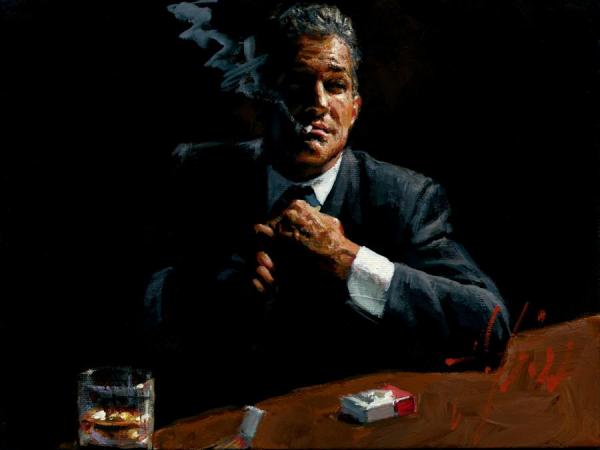 Proud To Be A Man by Fabian Perez Oil Painting Reproductions