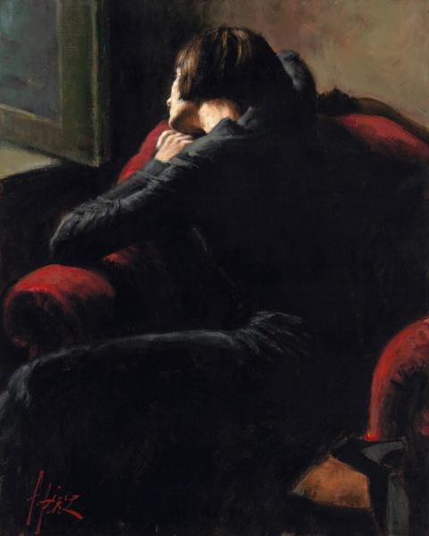 Rojo Sillon I by Fabian Perez