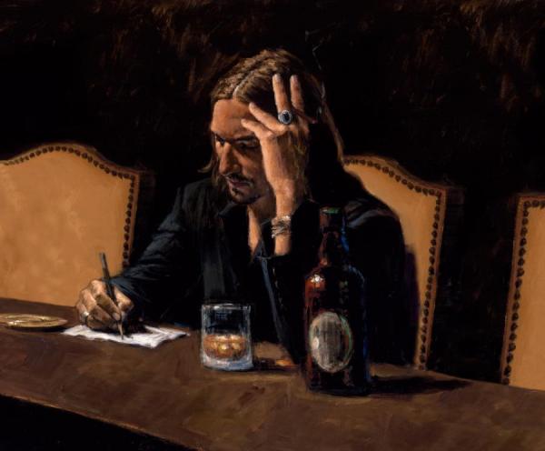 Self Portrait by Fabian Perez Oil Painting Reproductions