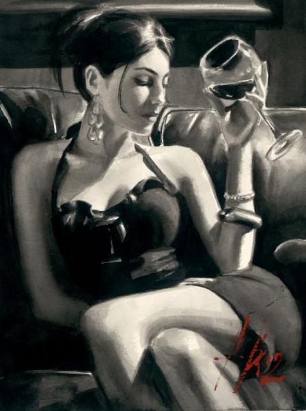 Tess Xv by Fabian Perez