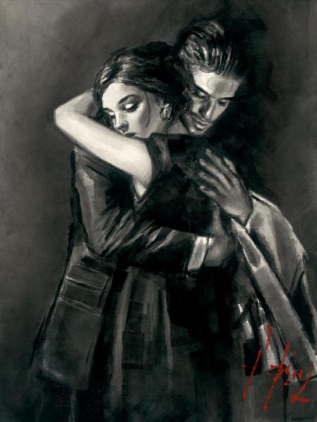 The Embrace I by Fabian Perez Oil Painting Reproductions