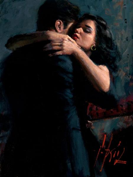 The Embrace Iii by Fabian Perez