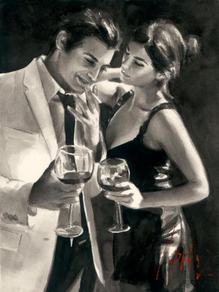 Whispers Ii by Fabian Perez Oil Painting Reproductions