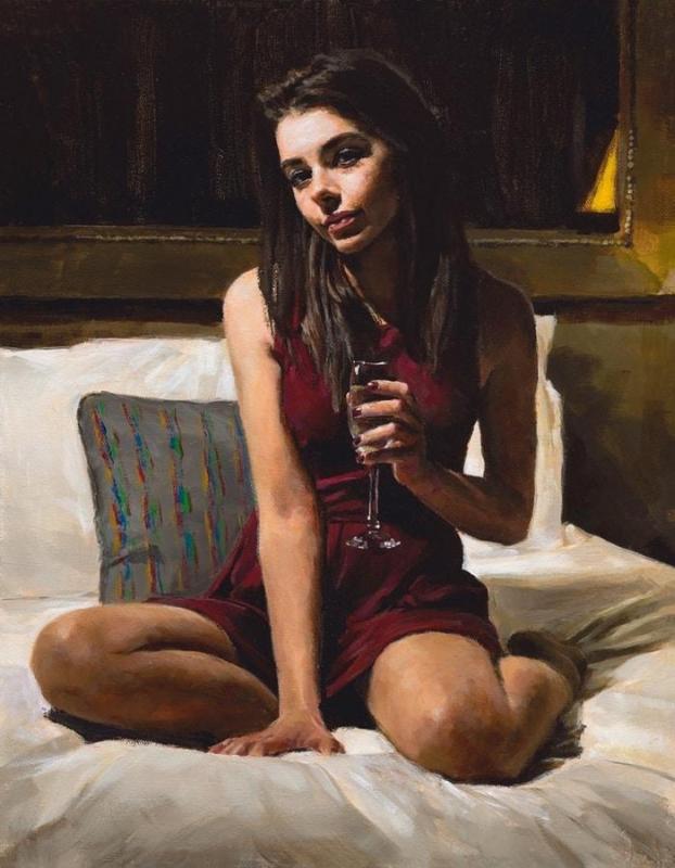 Girl In Quarantine by Fabian Perez