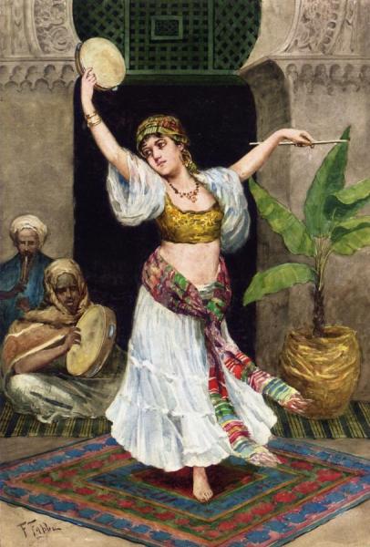 The Tambourine Dancer by Fabio Fabbi