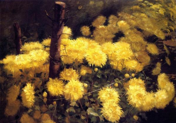 Chrysanthemums by Fannie Eliza Duvall