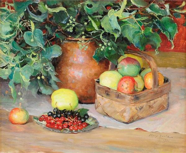 Still Life With Fruit by Fanny Brate