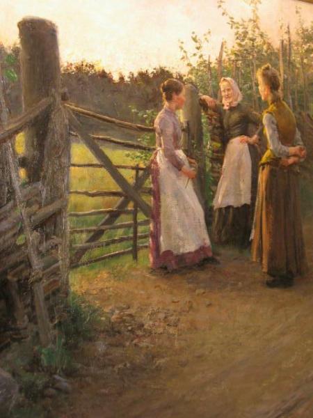 The Gate by Fanny Brate Oil Painting Reproductions