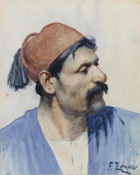 Testa Di Turco by Fausto Zonaro