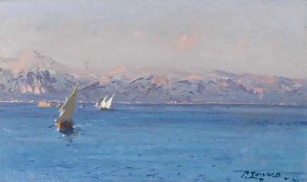 The Aegean Coast Ii by Fausto Zonaro