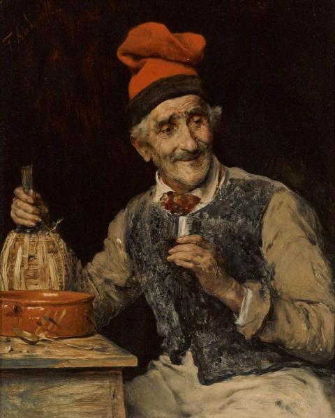 A Glass Of Wine by Federico Andreotti