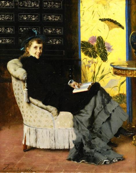 A Lady Of Fashion by Federico Andreotti