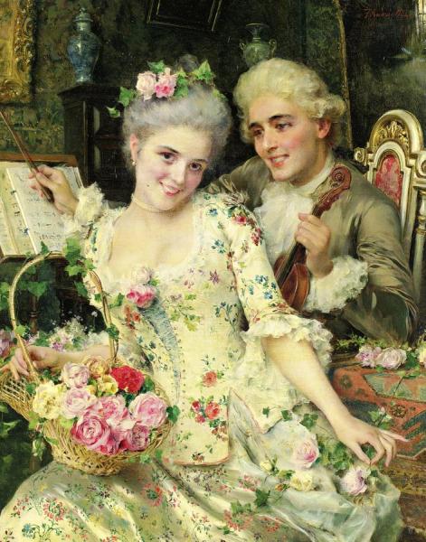A New Basket Of Flowers by Federico Andreotti