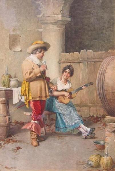 The Courting by Federico Ballesio