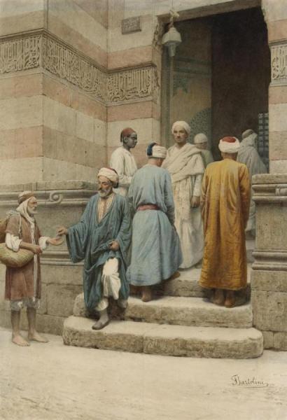 At The Door Of The Mosque by Federico Bartolini