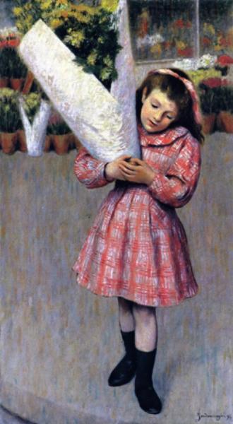 A Bunch Of Flowers by Federico Zandomeneghi