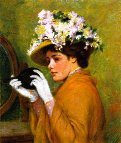 A Last Look by Federico Zandomeneghi Oil Painting Reproductions