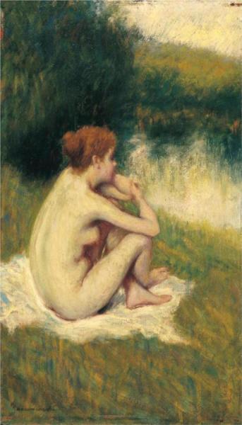 After Bath by Federico Zandomeneghi