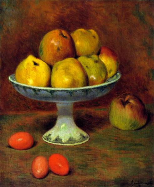 Apples And Red Eggs by Federico Zandomeneghi