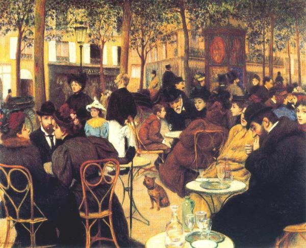 La Terrasse by Federico Zandomeneghi