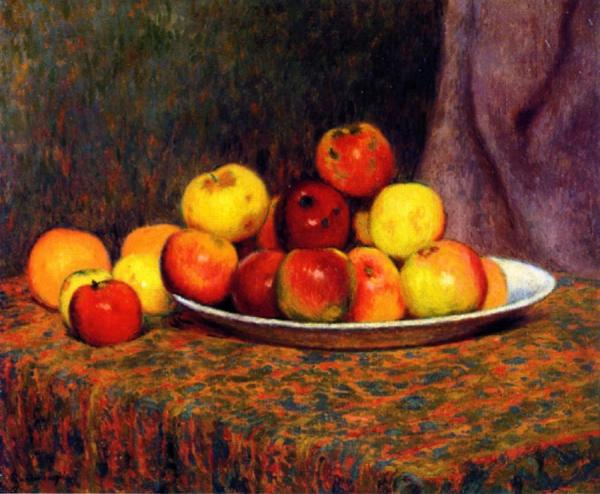 Still Life With Apples by Federico Zandomeneghi
